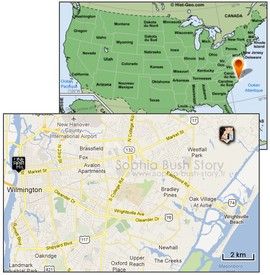 Maison Sophia Bush et Chad Michael Murray - Localisation